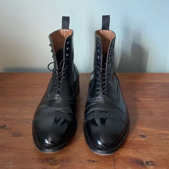 Mens Italian Cap Toe Boot - Picture 6 of 7